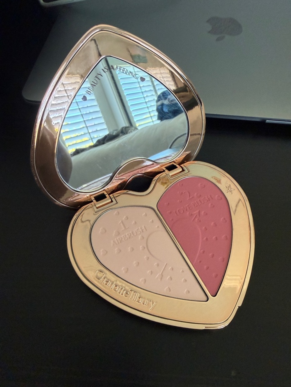 Charlotte Tilbury Heart Blush Duo — Pink & Cream Illuminator